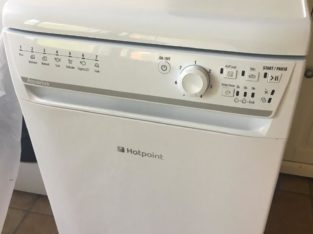 White Hotpoint dishwasher