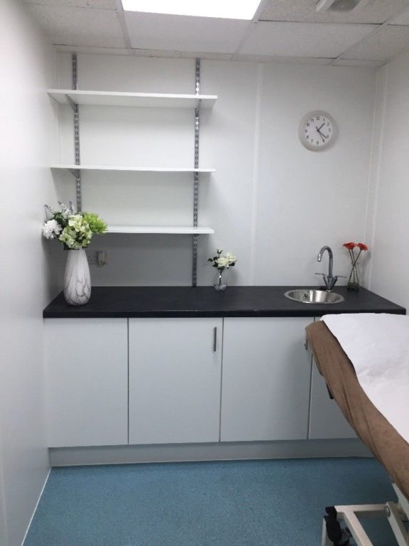 Therapy / Treatment room in busy aesthetic practice, Suitable for a variety of professions