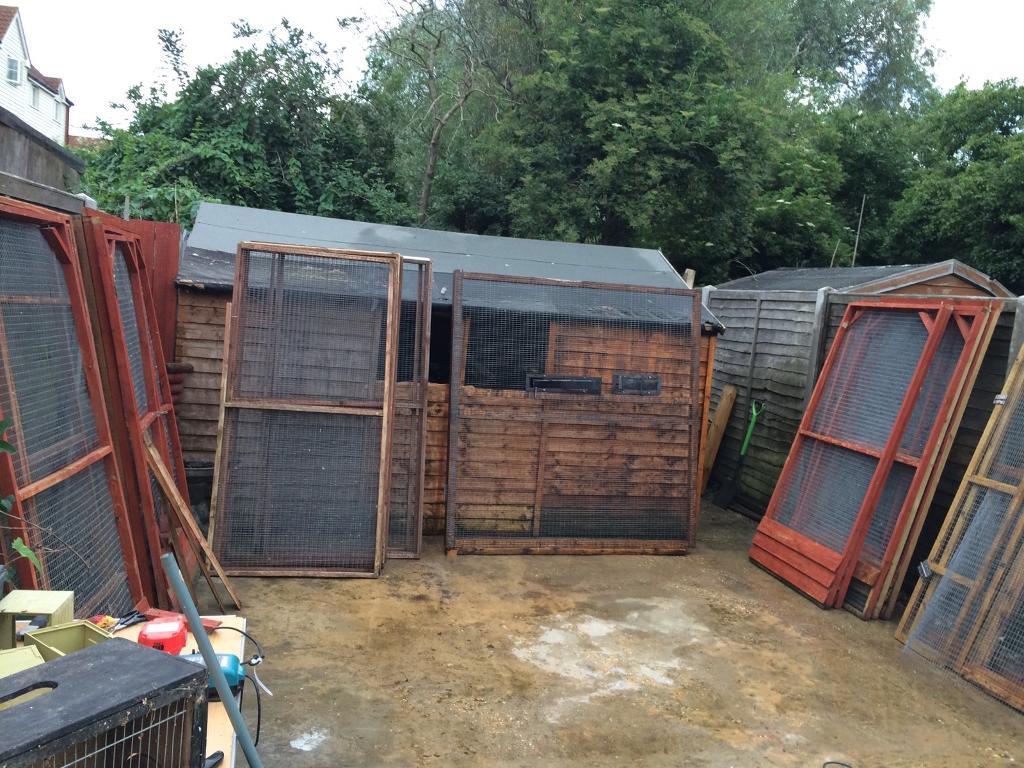Over 20 panels Bird aviary