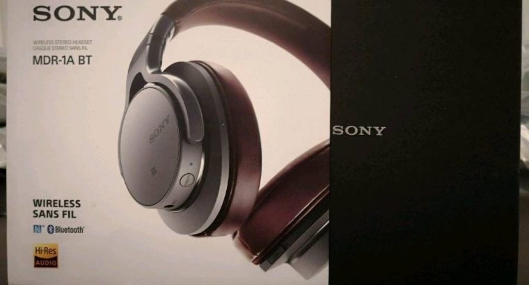 Bluetooth wireless Sony headphones, MDR-1A BT Hi-res Prestige