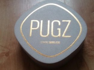 LIKE NEW PUGZ WIRELESS EARPHONES LEAKING WHITE, GOOD CONDITION