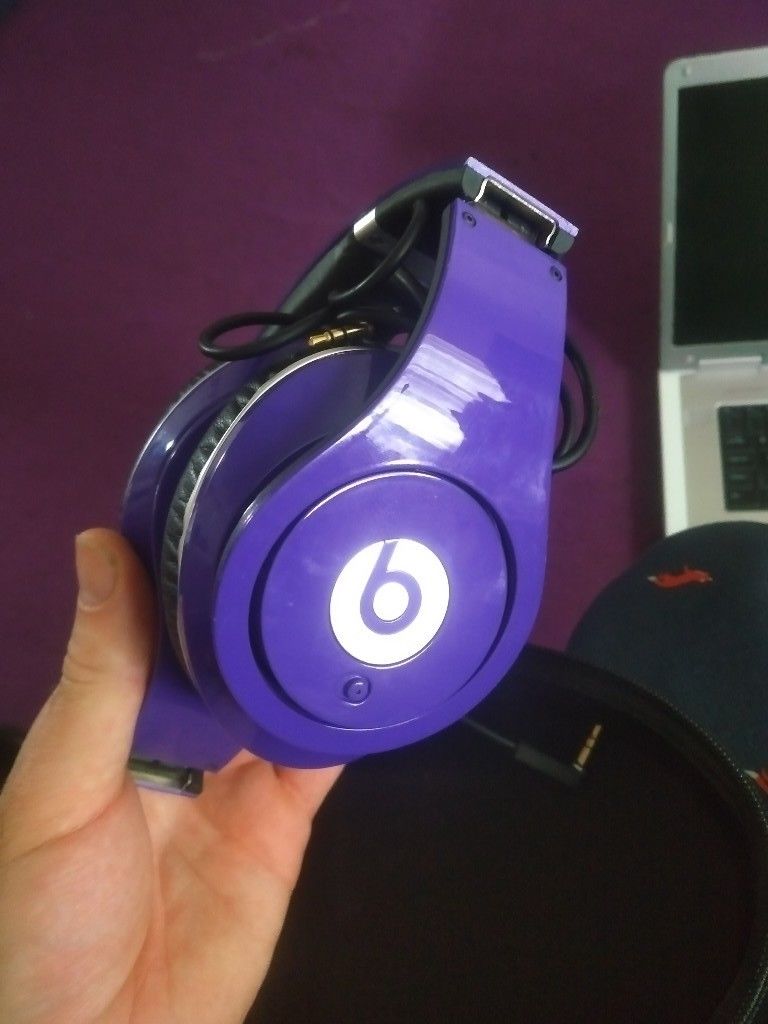 Dr dre studio beats headphones, Purple