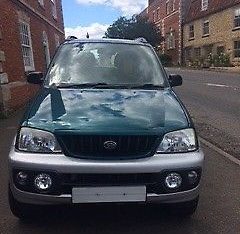 Daihatsu Teriios EL 4×4 Petrol/Manual, 2003, Metallic green & silver with leather interior