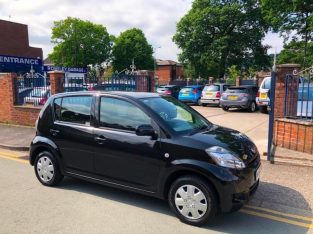 BLACK Daihatsu Sirion 1.0 S – 5 DOOR, 2008 ’58’