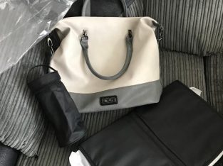 Brand New Silver cross eton grey special edition changing bag