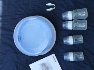 Baby bottles and microwave steriliser, Phillips Avent