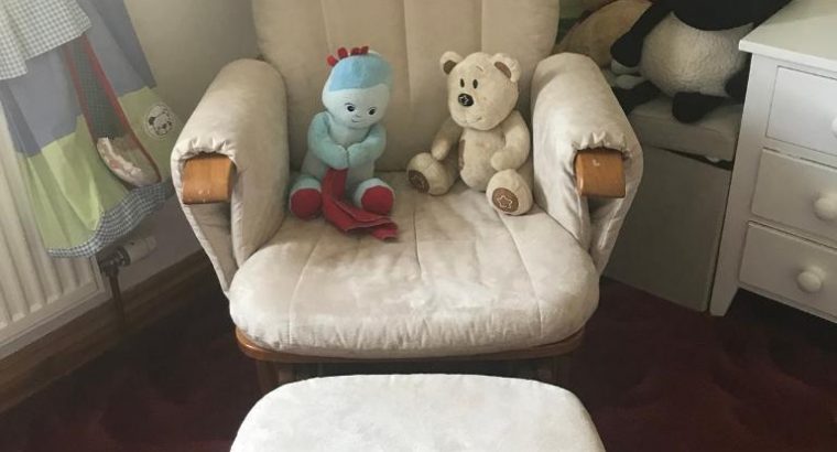 White Nursing chair