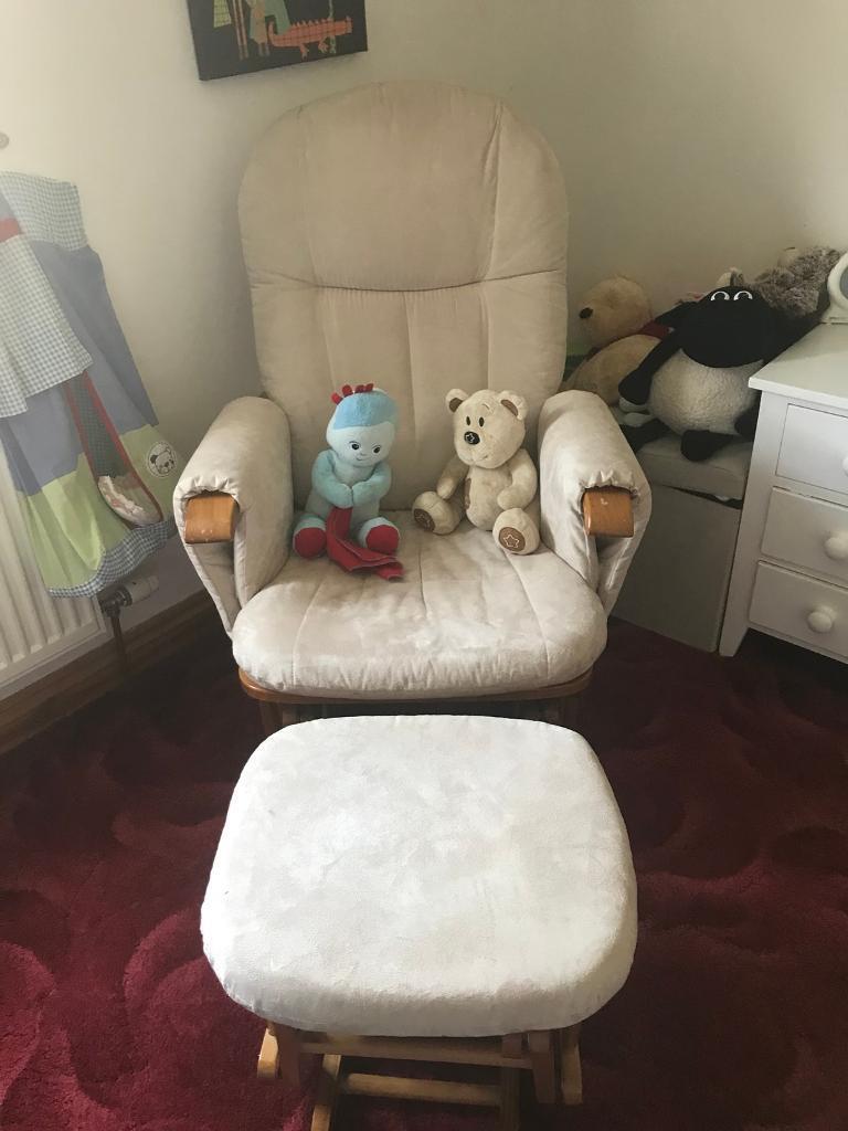 White Nursing chair