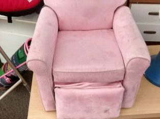 Pink kids chair