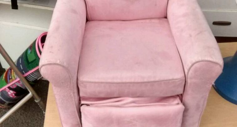 Pink kids chair
