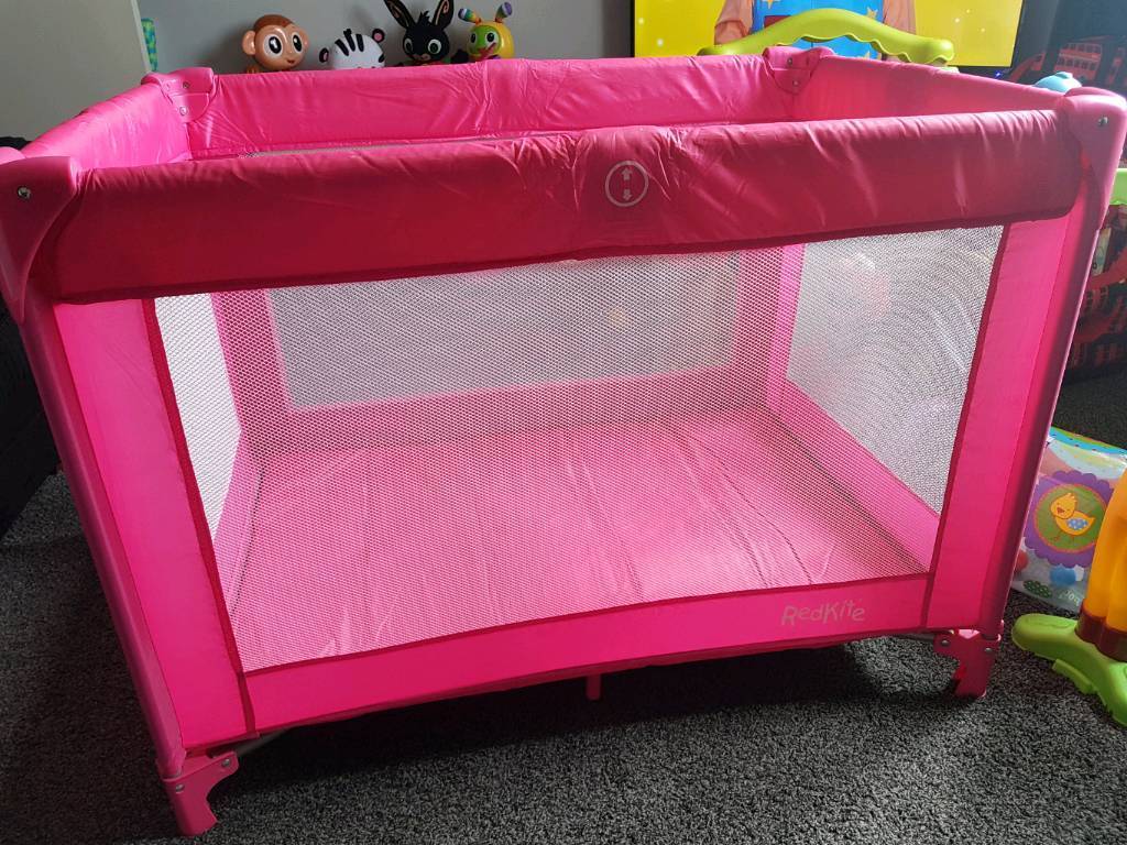 Travel Cot, Pink