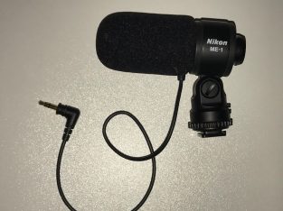 £62 Video Stereo Microphone for DSLR or camera with jack input – Nikon ME-1