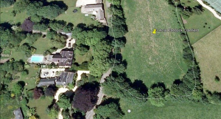 For Sale Paddock Land (rarely available) within the village of Clanfield Oxfordshire