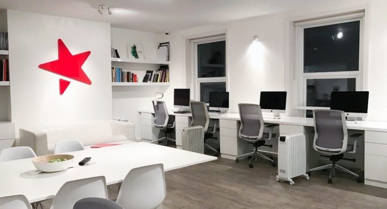 Perfect desk space for freelancers or small startups