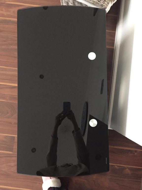 Glass TV unit