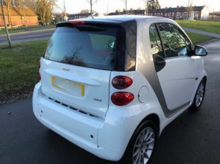 Good / Bad Credit Car Finance (white) 2012 Smart ForTwo coupe passion 71bhp