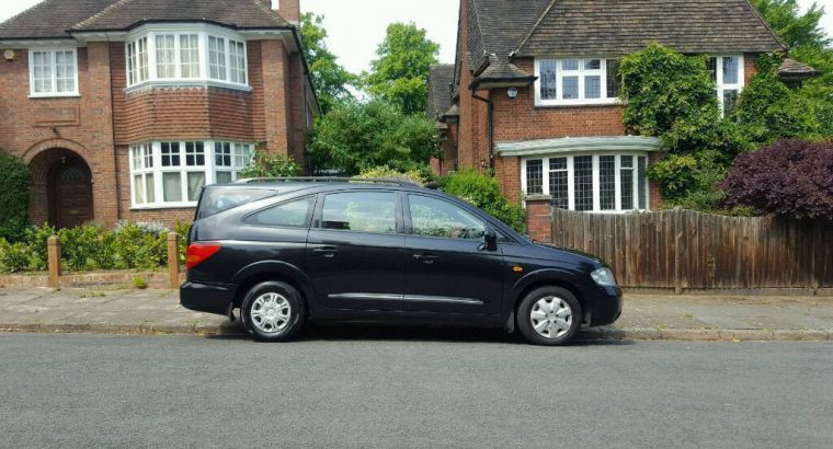 Ssangyong Rodius 2.7 2008 Diesel 7 Seater Mercedes Engine 270 TD MPV Zafira Galaxy Sharan Alhambra