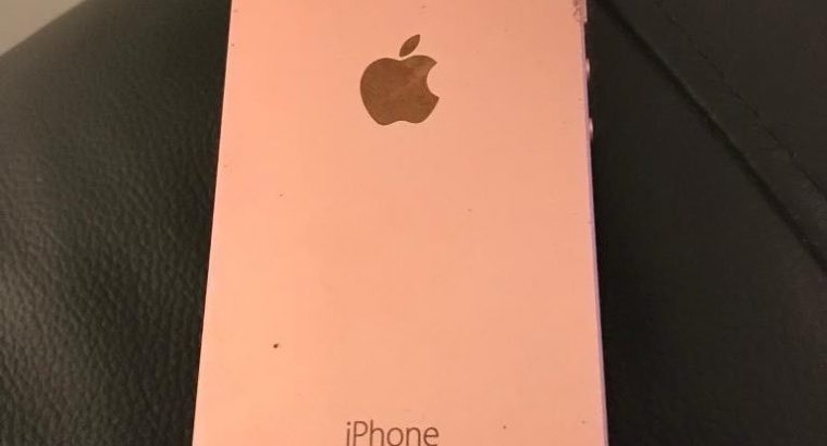 Rose gold iPhone SE