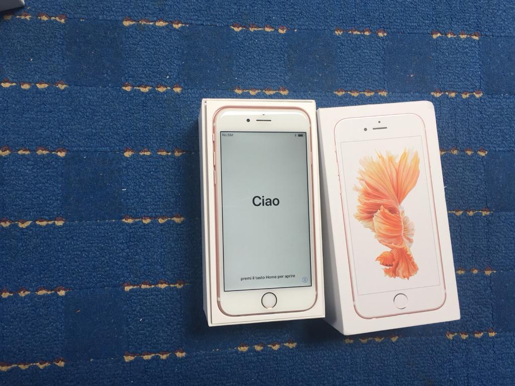 FULLY BOXED APPLE IPHONE 6S 16GB UNLOCKED IMMACULATE CONDITION