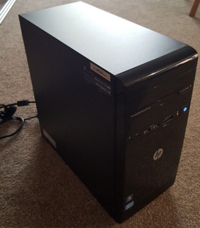 Bargain HP 600B Mid-Tower PC i3-3220T 2.80GHz 4GB RAM 500GB HDD Win 10 Pro