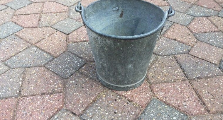 Lovely Vintage galvanised bucket