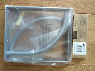For sale Shelf Brackets, Metalic Silver Finish (for use with wood and glass shelves) 19cmX15cm