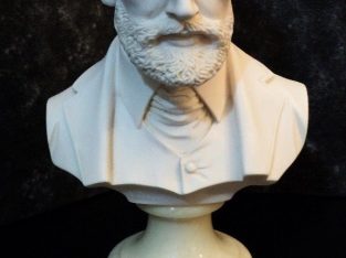 For sale A Bust of the Composer Tchaikovsky in Alabaster and Signed by Sculptor