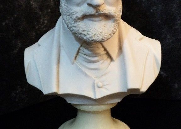 For sale A Bust of the Composer Tchaikovsky in Alabaster and Signed by Sculptor