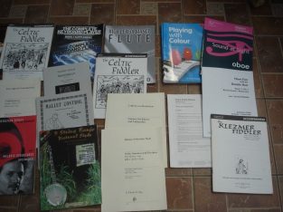 FOR SALE JOB LOT X 24 ASST MUSIC BOOKS AND SHEET MUSIC BOOKS