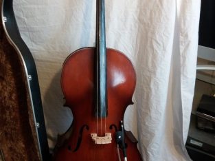 OLD CELLO WITH HISCOCK HARD CASE