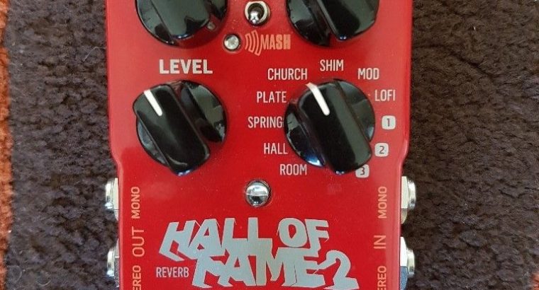 Very cool TC Electronic Hall Of Fame 2 Reverb Pedal
