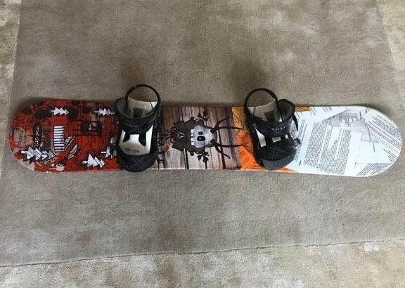 Snowboard – Atomic mighty D with rossignol viper bindings 144cm- open to all offers