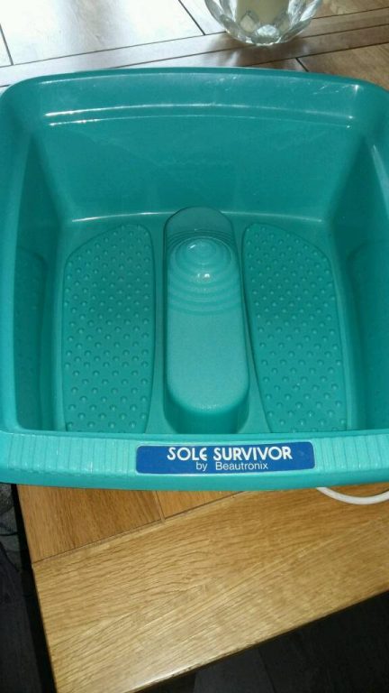 Sole Survivor vibrating footbath