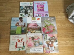 Immaculate condition Selection of 8 sewing books, including all patterns