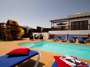 Villa in Lanzarote Playa Blanca 5 Beds Sleeps 12 Panoramic Sea Views Hot Tub Play Area