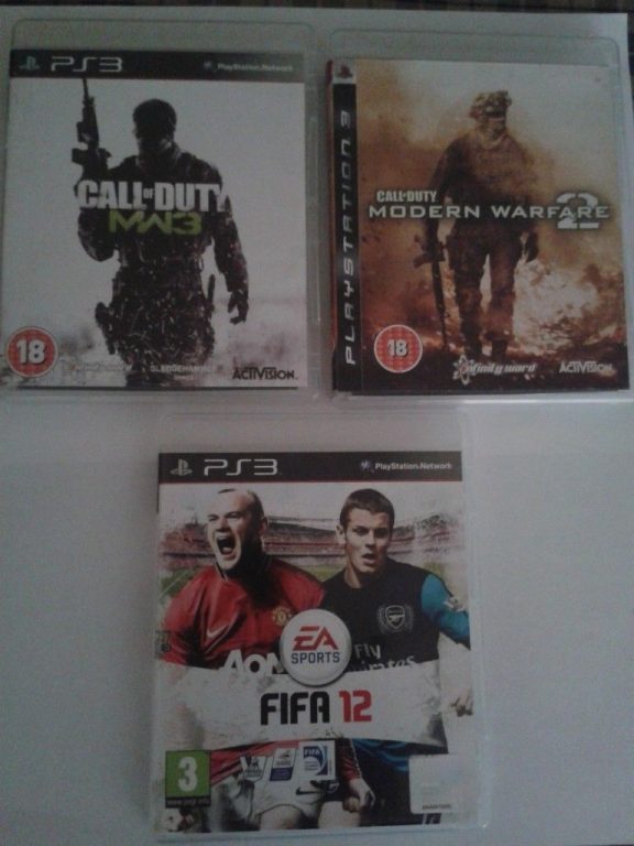 Lot of three Playstation 3 games