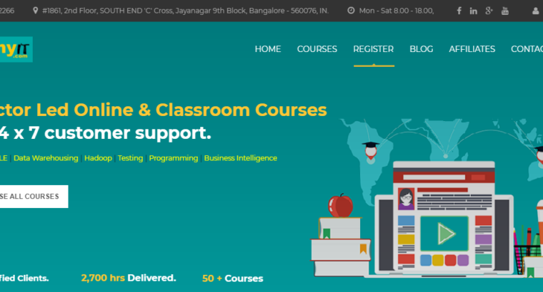 We offer the training solutions for the technologies