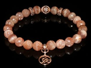 Peach Moonstone Luxury Bracelet