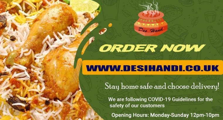 Food Delivery Edinburgh, Chicken Biriyani, Indian