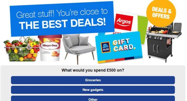 Get a Chance to £500 Amazon Gift Card
