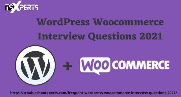 Latest WordPress WooCommerce Interview Questions 2