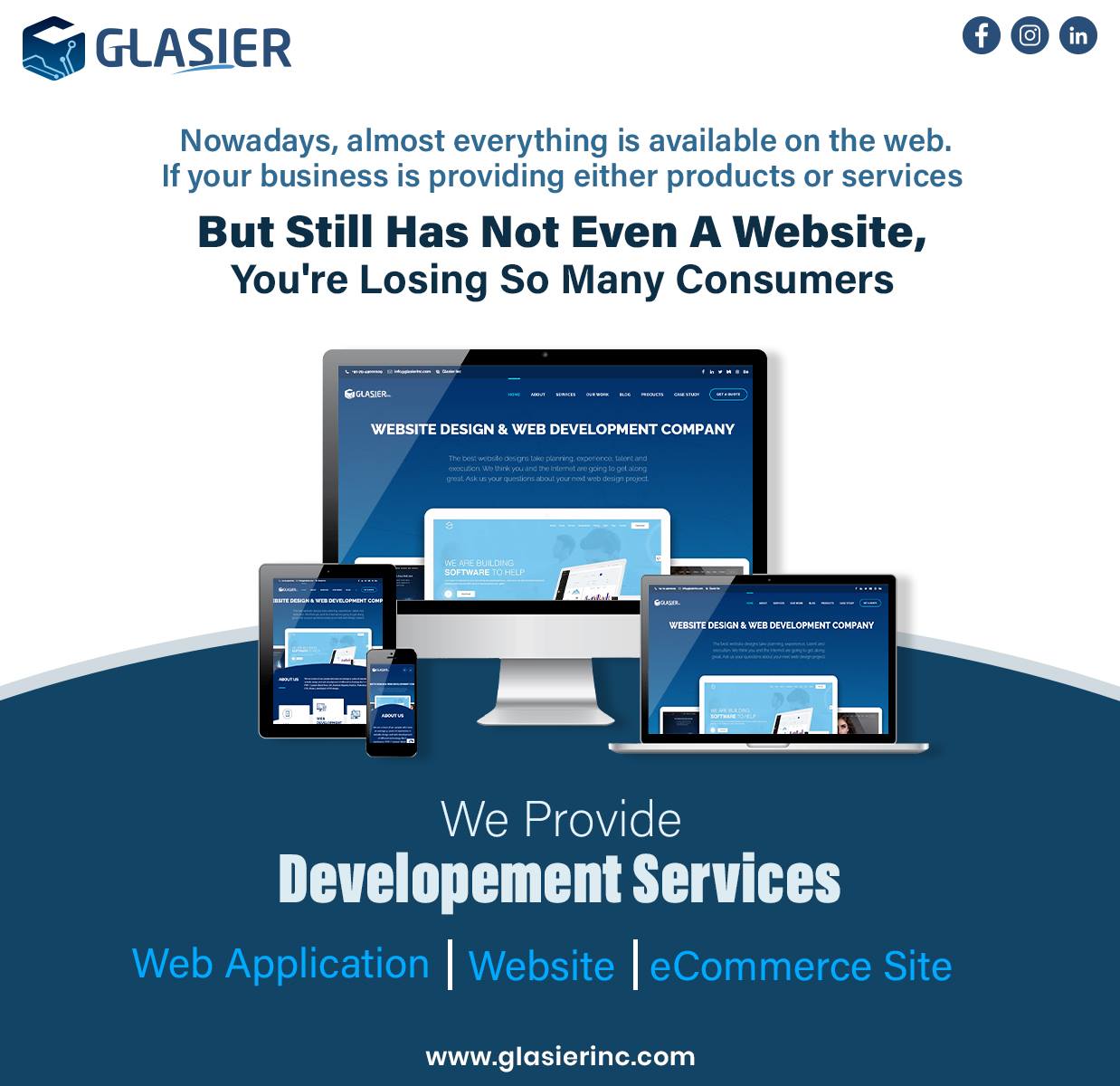 Web Developments Services | Glasier Inc.