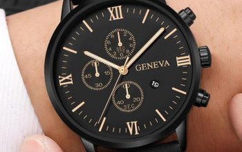 Minimalist Men’s Leather Watch