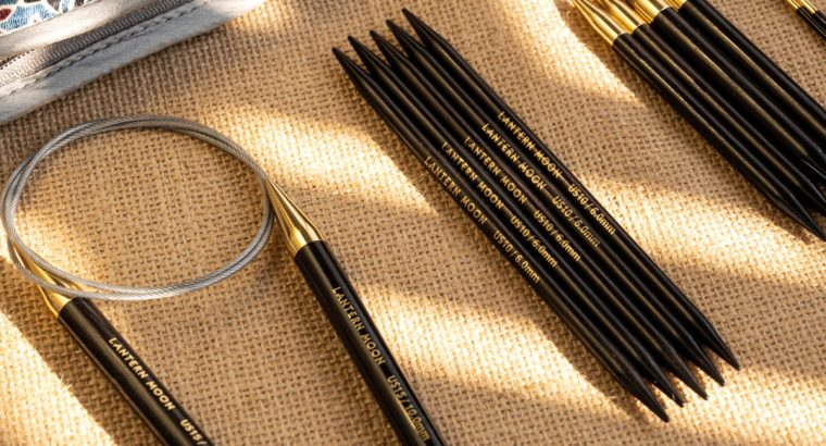 Wooden Knitting Needles from Lantern Moon