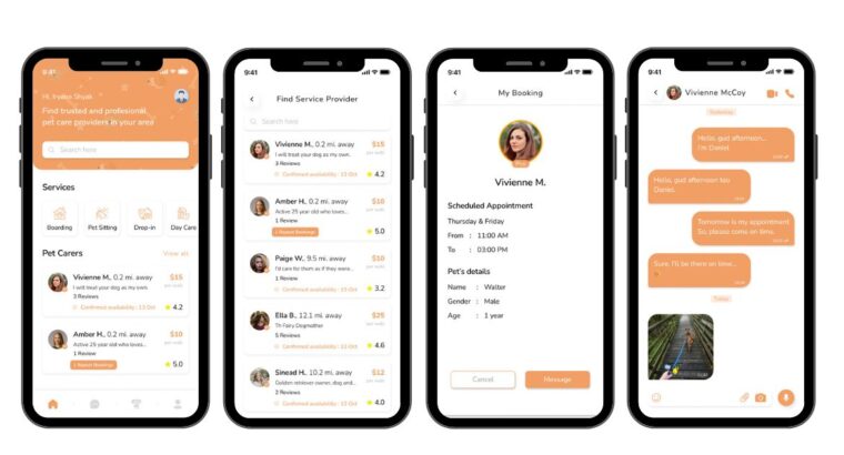Pet Sitting and Walking App at Affordable Price