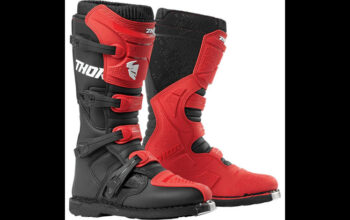 THOR BLITZ XP ADULT MOTOCROSS BOOTS – RED / BLACK