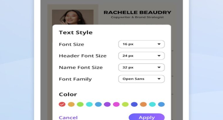 My Resume Builder CV Maker App