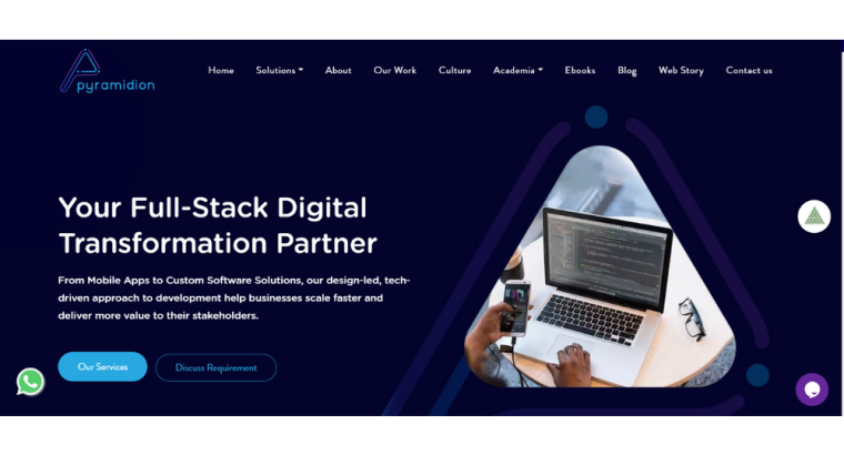 Pyramidions – User-Friendly Mobile App Design in Chennai