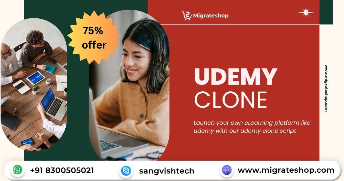 Launch Your Own E-Learning Platform with MigrateShop’s Udemy