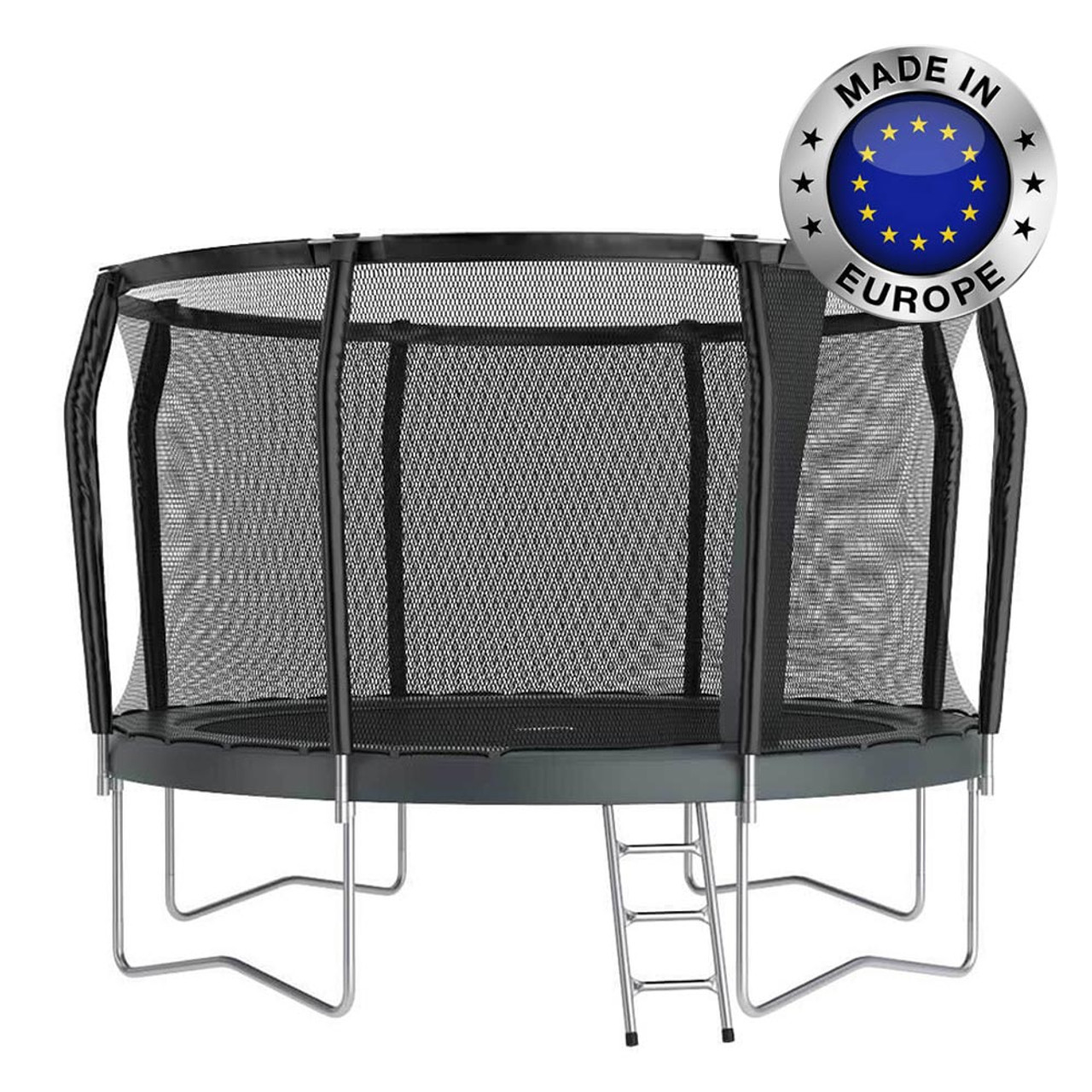 14ft Rectangular Trampoline Built for Durability-Super Tramp